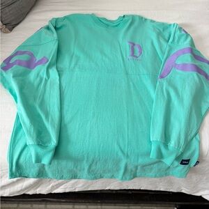 Disney Teal Shirt with Navy Accents